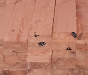 Дошки обрізні нестругані, сосна, цільна, 25x150x4000, свіжопил, клас якості за ДСТУ EN 1927 - B